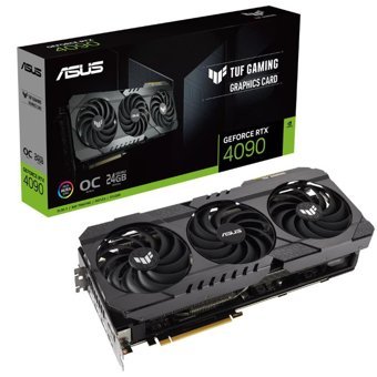 Asus TUF Gaming OC RTX 4090 24 GB GDDR6X PCI-Express 4.0 DirectX 12 Ultimate 3 Fanlı Fanlı Soğutma 384 Bit Gaming Nvidia Ekran Kartı