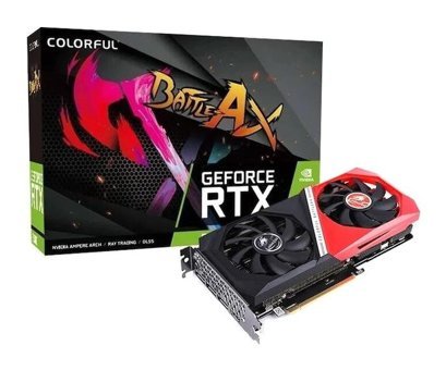 Colorful Duo RTX 3060 8 GB GDDR6 PCI-Express 4.0 DirectX 12 Ultimate 2 Fanlı Fanlı Soğutma 128 Bit Gaming Nvidia Ekran Kartı