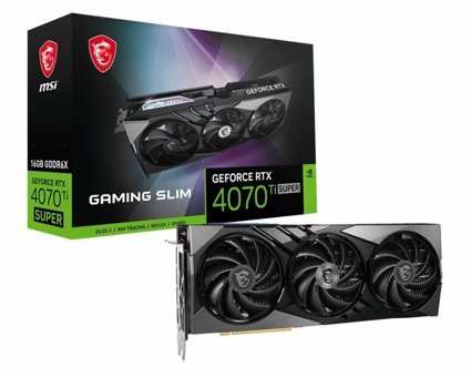 Msi Gaming X Slim RTX 4070 Tİ Super 16 GB GDDR6X PCI-Express 4.0 DirectX 12 Ultimate 3 Fanlı Fanlı Soğutma 256 Bit Gaming Nvidia Ekran Kartı