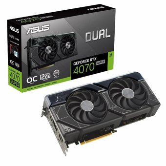 Asus Dual OC RTX 4070 Super 12 GB GDDR6X PCI-Express 4.0 DirectX 12 Ultimate 2 Fanlı Fanlı Soğutma 192 Bit Gaming Nvidia Ekran Kartı