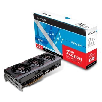 Sapphire Radeon RX Pulse RX 7900 XT 20 GB GDDR6 PCI-Express 4.0 DirectX 12 Ultimate 3 Fanlı Fanlı Soğutma 320 Bit Gaming AMD Ekran Kartı