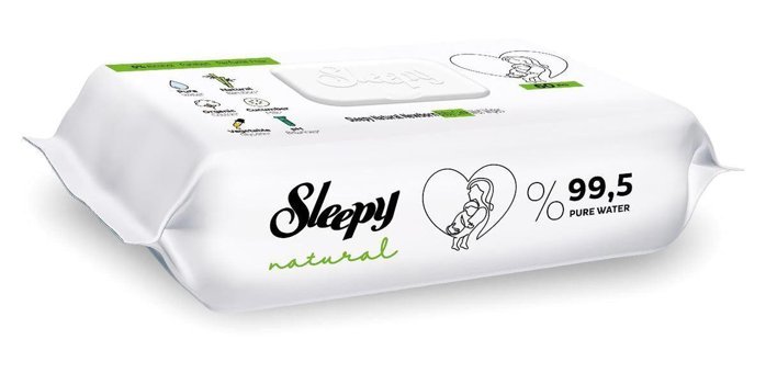 Sleepy Natural Yenidoğan 2160 Yaprak 36'lı Islak Mendil