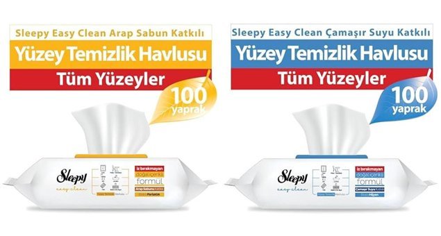 Sleepy 200 Yaprak 2'li Islak Mendil