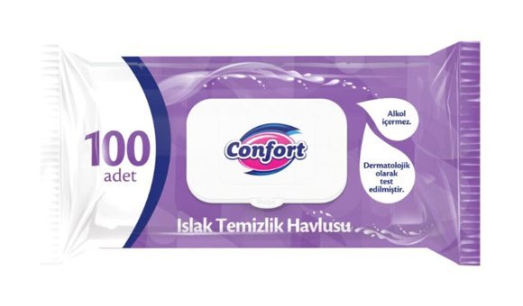 Confort 100 Yaprak Islak Mendil