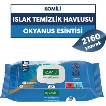 Komili Okyanus Esintisi 2160 Yaprak 24'lü Islak Mendil