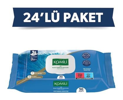 Komili Okyanus Esintisi 2160 Yaprak 24'lü Islak Mendil