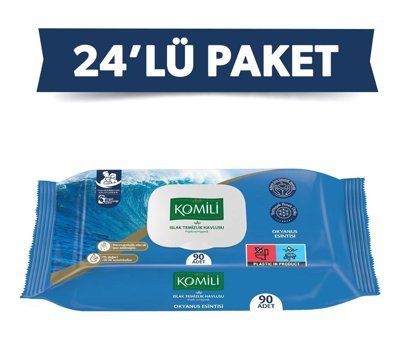 Komili Okyanus Esintisi 2160 Yaprak 24'lü Islak Mendil