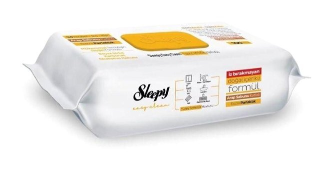 Sleepy Arap Sabunlu 2400 Yaprak 24'lü Islak Mendil