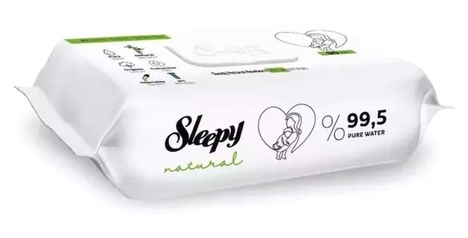 Sleepy Natural Yenidoğan 90 Yaprak Islak Mendil