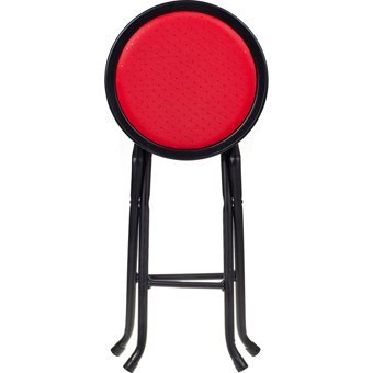 Nehar Home Plastik Katlanır Kamp Taburesi Kırmızı