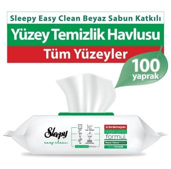 Sleepy Beyaz Sabunlu 100 Yaprak Islak Mendil