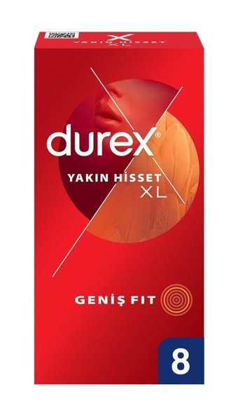 Durex Yakın Hisset İnce Prezervatif 8'li