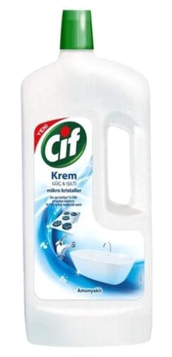 Cif Amonyaklı Krem Mutfak Banyo Temizliyici 12 x 1.5 lt