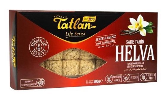 Tatlan Şeker İlavesiz Sade Tahinli Helva 300 gr
