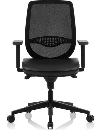 Bürosit Rhyme Kolçaklı Dönerli Siyah Çalışma Sandalyesi