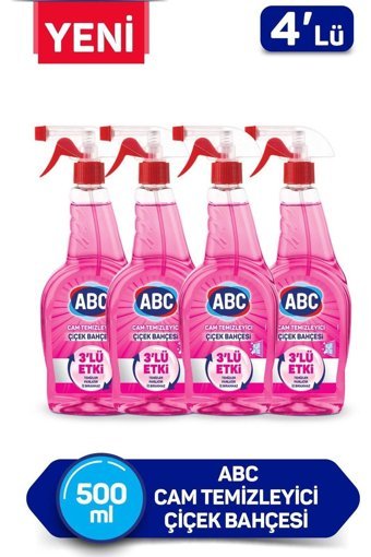 Abc Cam Temizleyici Sprey 4x500 ml
