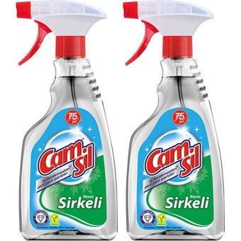 Camsil Sirkeli Cam Temizleyici Sprey 2x500 ml