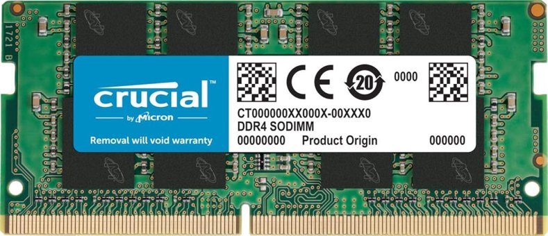 Crucial CT8G4SFRA266 8 GB DDR4 1x8 2666 MHz Ram