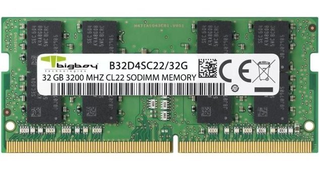 Bigboy B32D4SC22/32G 32 GB DDR4 1x32 3200 MHz Ram