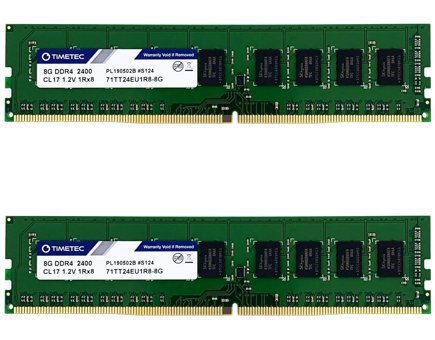 Timetec PC4-19200 16 GB DDR4 2x8 2400 MHz Ram
