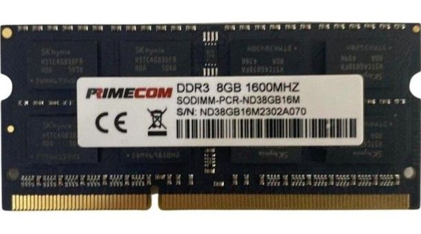 Primecom PCR-ND38G16M 8 GB DDR3 1x8 1600 MHz Ram