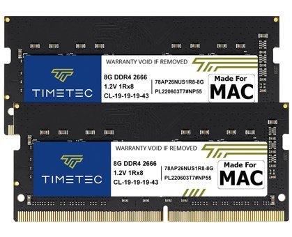 Timetec PC4-21300 16 GB DDR4 2x8 2666 MHz Ram