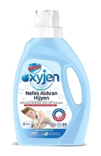Bingo Renkliler ve Beyazlar İçin 60 Yıkama Sıvı Deterjan 1.95 lt