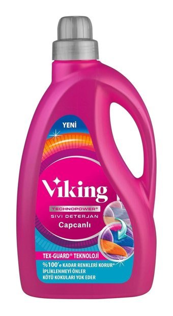 Viking Technopower Renkliler İçin 23 Yıkama Sıvı Deterjan 1.40 lt