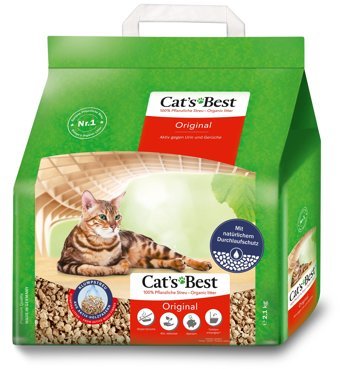 Cats Best Original Topaklanan İnce Taneli Bentonit Kedi Kumu 2.1 kg