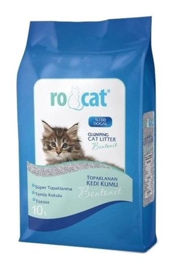 Rocat Marsilya Sabun Kokulu Topaklanan İnce Taneli Bentonit Kedi Kumu 10 lt