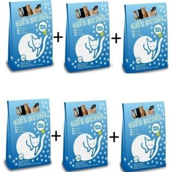 Cat's Pearls Kalın Taneli Kristal Kedi Kumu 6x1.6 kg