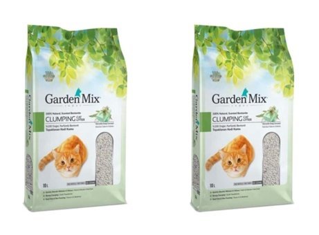 Gardenmix Marsilya Sabun Kokulu İnce Taneli Bentonit Kedi Kumu 2x10 lt