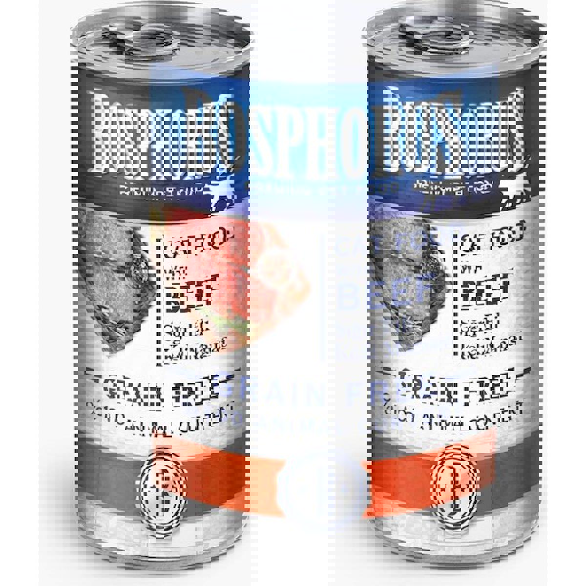 Bosphours Grain Free Sığır Etli ve Tavuklu Yetişkin Yaş Kedi Maması 4x415 gr
