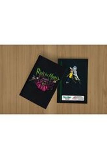 Rıck And Morty A5 96 Yaprak Noktalı Dikişli Sert Kapak 1 Adet Rick And Morty Okul Defteri