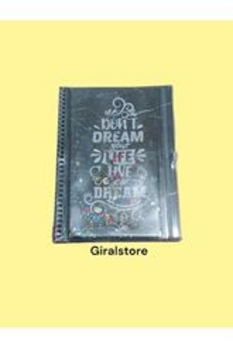 Giralstore A5 48 Yaprak Çizgisiz Telli Sert Kapak 1 Adet Okul Defteri