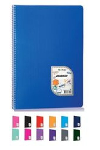 Çınar Defter Colormaxi A4 72 Yaprak Kareli Telli Sert Kapak 5'li Okul Defteri Mavi
