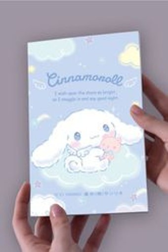 Namgo A5 24 Yaprak Çizgisiz Dikişli Karton Kapak 1 Adet Cinnamoroll Okul Defteri