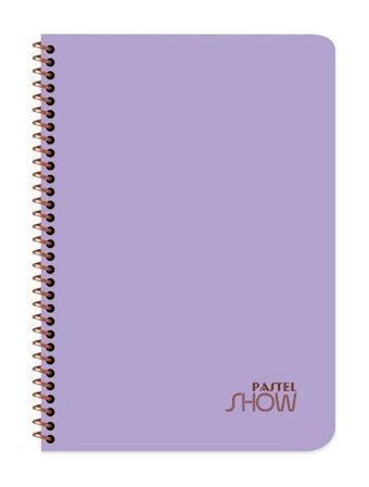 Keskin Color A4 60 Yaprak Kareli Telli Sert Kapak 1 Adet Okul Defteri Mor