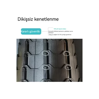Oloey Plastik Katlanır Kamp Taburesi Renkli