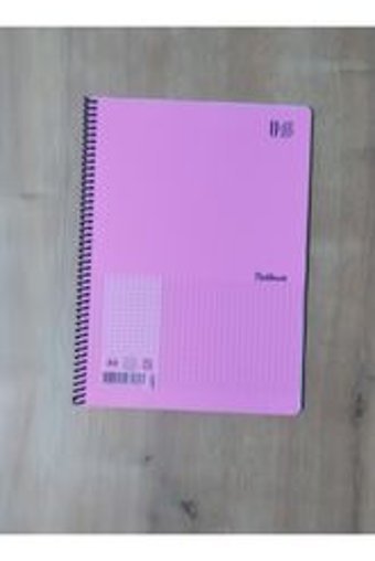 Apiko Shop A4 72 Yaprak Kareli Telli Sert Kapak 1 Adet Okul Defteri Mor