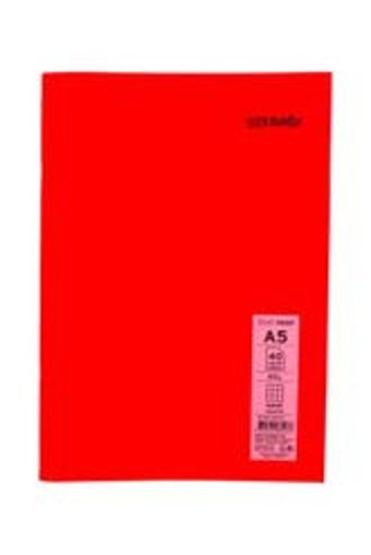 Mynote A5 40 Yaprak Kareli Dikişli Yumuşak Kapak 1 Adet Okul Defteri Kırmızı
