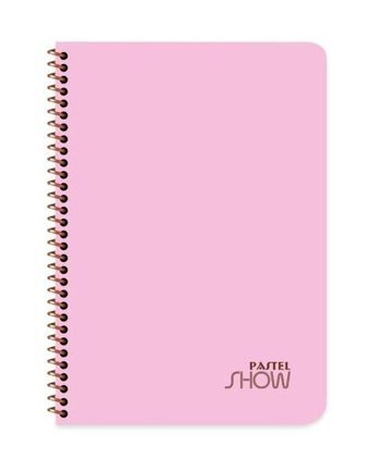 Keskin Color A5 96 Yaprak Kareli Telli Sert Kapak 1 Adet Okul Defteri Pembe