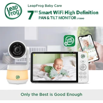 Leapfrog LF930 Hareket Sensörlü Gece Görüşlü Dijital 7 inç Ekranlı Kablosuz HD Bebek Kamerası