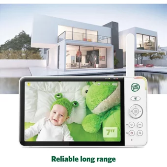 Leapfrog LF930 Hareket Sensörlü Gece Görüşlü Dijital 7 inç Ekranlı Kablosuz HD Bebek Kamerası