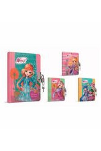 Gıpta Winx A5 80 Yaprak Çizgisiz Telli Sert Kapak 1 Adet Winx Okul Defteri