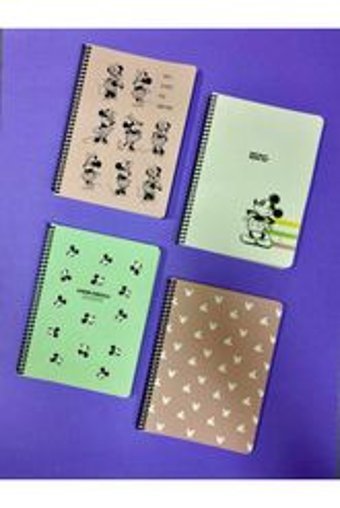 Keskin Color A5 80 Yaprak Kareli Telli Sert Kapak 1 Adet Mickey Mouse Okul Defteri