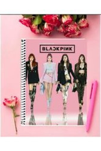 Animeandyourworld A4 60 Yaprak Çizgisiz Telli Sert Kapak 1 Adet Blackpink Okul Defteri