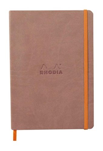 Rhodia 117438c A5 100 Yaprak Noktalı Dikişli Karton Kapak 1 Adet Okul Defteri Pembe