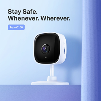 Tp-Link Tapo C100 Hareket Sensörlü Gece Görüşlü Kablosuz Full HD Bebek Kamerası
