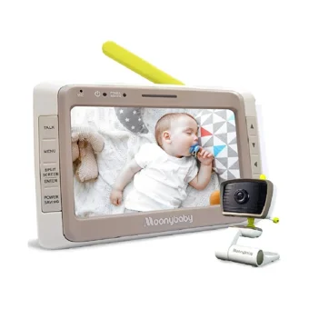 Moonybaby Hareket Sensörlü Gece Görüşlü Dijital 5 inç Ekranlı Kablosuz Bebek Kamerası